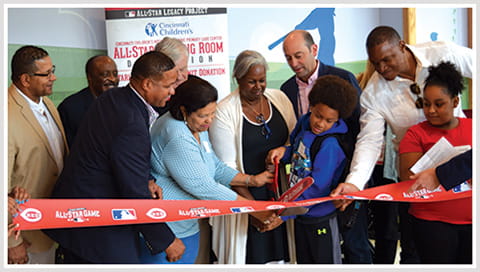 MLB Funds All-Star Waiting Room. MLB Funds All-Star Waiting Room.
